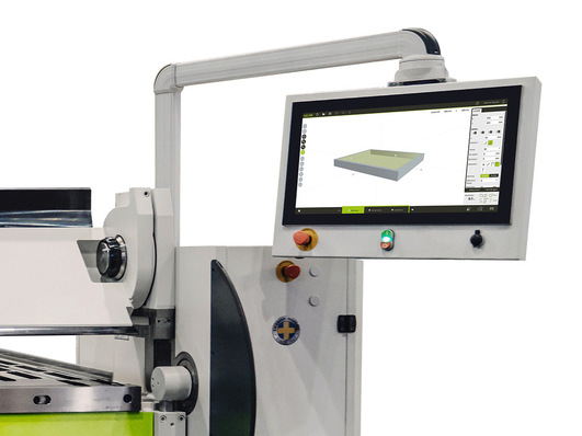 © Bild: Cidan Machinery Group Die Herstellung von Boxen wird durch die neue nuLink-Steuerung und die vielseitige Schwenkbiegemaschine Cidan FX 32 vereinfacht