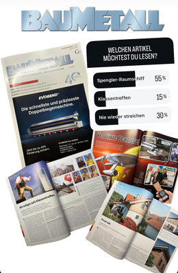 © BAUMETALL 55 % der BAUMETALL-Instagram-Fans möchten mehr über das Spengler-Raumschiff erfahren!